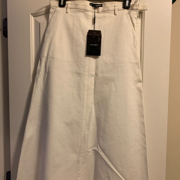 Dolce & Gabbana Dresses & Skirts - Dolce & Gabbana White A-Line Skirt
